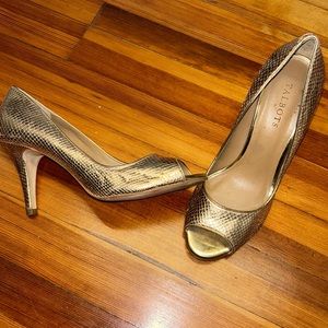 Gold Talbot Heels, 8.5